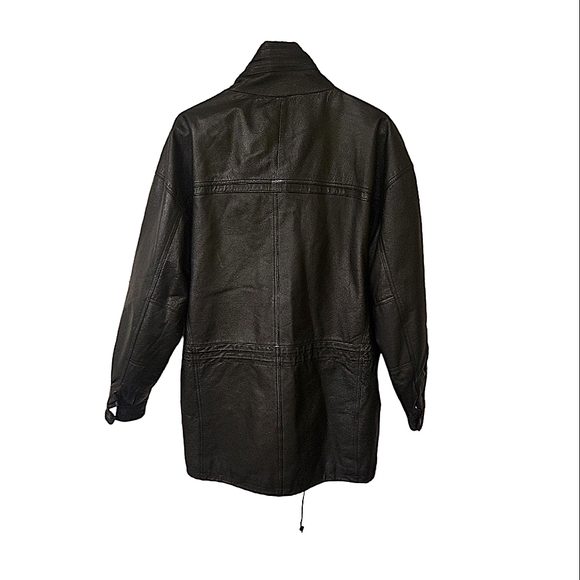 RARE Vintage 100% Leather Jacket - Picture 10 of 10